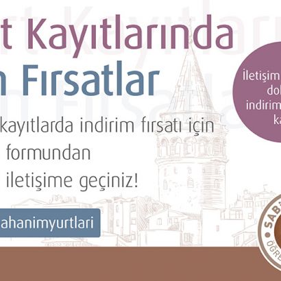 Yurt Kayıtlarında Son Fırsatlar
