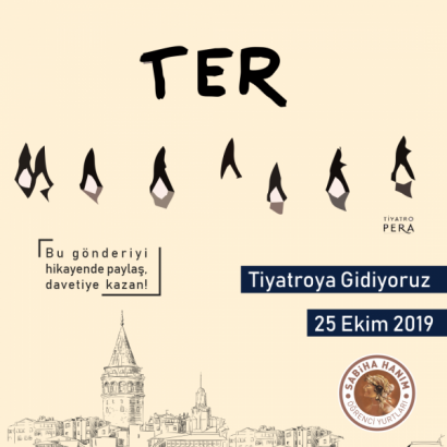 At the THEATER PERA with the participation of Sabiha Hanım Students