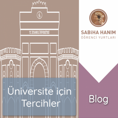 Üniversite için Okul, Bölüm ve Şehir Tercihi